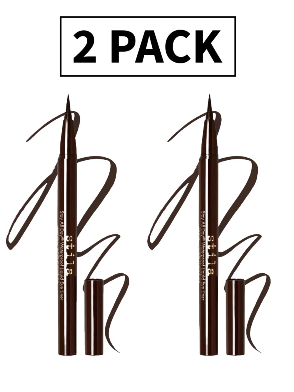 stila Waterproof Liquid Eye Liner 2-Pack (NEW)